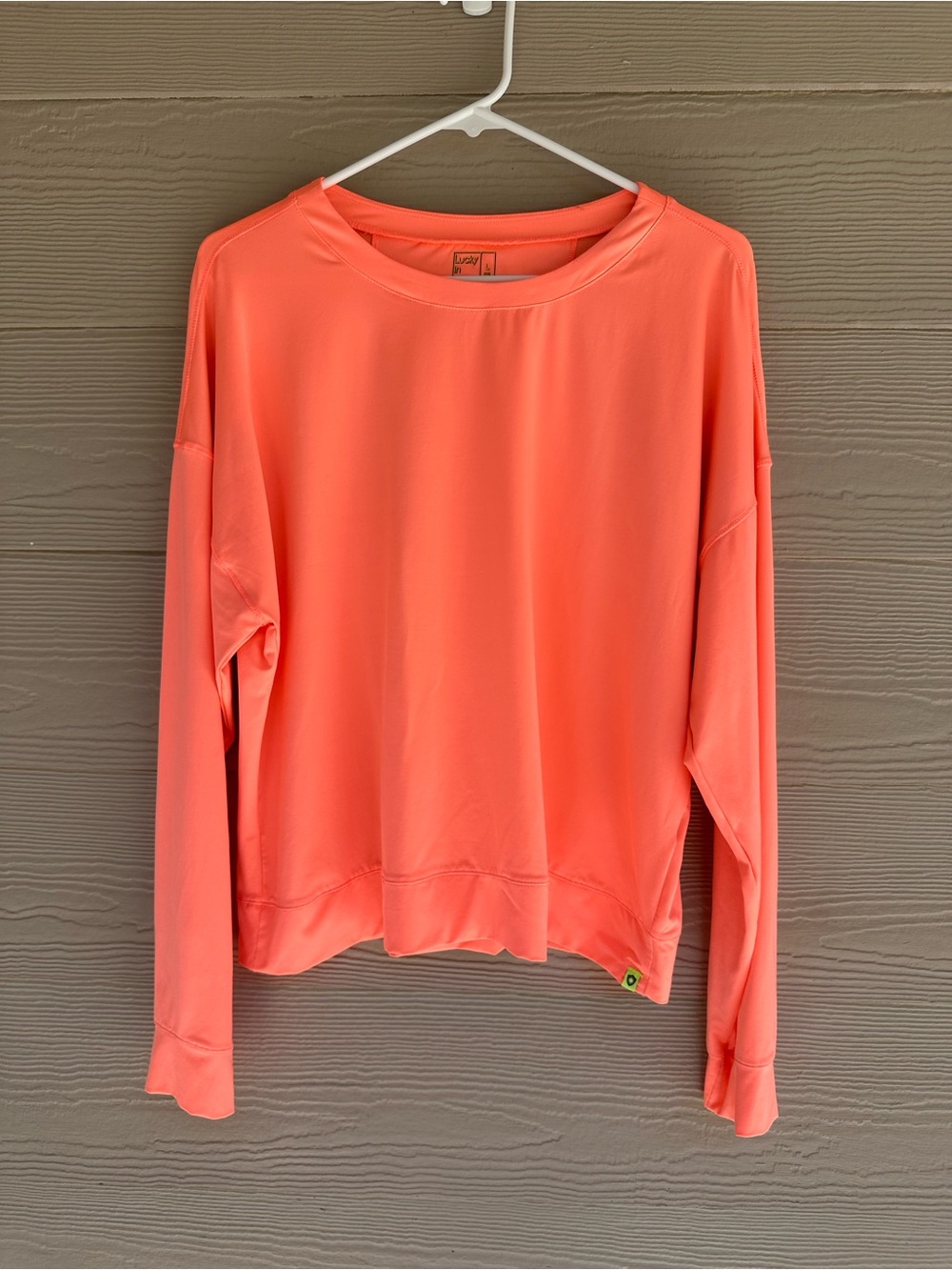 Lucky In Love Long Sleeve Top Blue Coral Tennis Pickleball Golf Lot of 2 Large - Picture 8 of 10